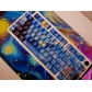 Starry Night Van Gogh's Fantasy 104+4 / 26 PBT Backlit Keycaps Set Cherry Profile for MX Switches Mechanical Gaming Keyboard